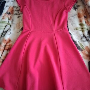 Elegant Pink Mini Dress
